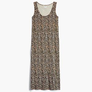⚡️LAST DAYS! J Crew maxi dress animal print sleeveless Size M